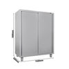 Szafa na naczynia ECO – 1600 x 600 mm – wysokość: 1800 mm – z 2 drzwiami przesuwnymi