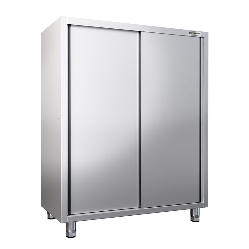 Szafa na naczynia GASTRONOMICZNA PREMIUM - 1600x700mm - 2-drzwiowa - drzwi przesuwne - Wysokość:1800mm