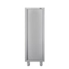 Szafa na naczynia ECO – stal nierdzewna – 600 x 600 mm – wysokość: 1800 mm – z 1 drzwiami skrzydłowymi
