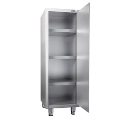 Szafa na naczynia GASTRONOMICZNA PREMIUM - 600x600mm - 1-drzwiowa - drzwi skrzydłowe - Wysokość:1800mm