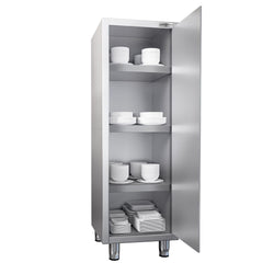 Szafa na naczynia GASTRONOMICZNA PREMIUM - 600x600mm - 1-drzwiowa - drzwi skrzydłowe - Wysokość:1800mm