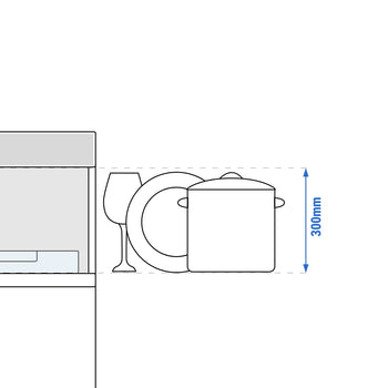 GSN300_dishwasher_dish_height_300_drawing
