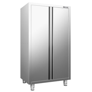 Szafka na naczynia PREMIUM - 1000x700mm - z 2 drzwiami skrzydłowymi - wysokość: 1800mm - Prime Gastro