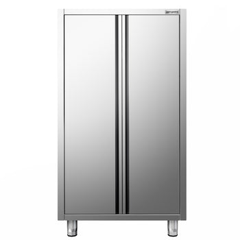 Szafka na naczynia PREMIUM - 1000x600mm - z 2 drzwiami skrzydłowymi - wysokość: 1800mm - Prime Gastro