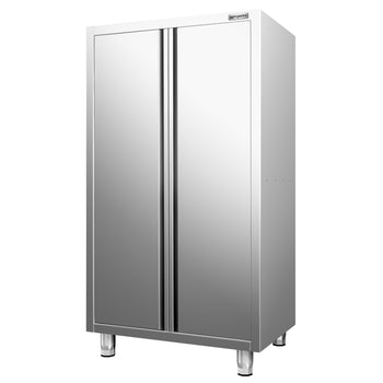 Szafka na naczynia PREMIUM - 1000x700mm - z 2 drzwiami skrzydłowymi - wysokość: 1800mm - Prime Gastro