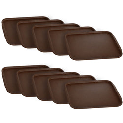 Taca stołówkowa - 370x530mm - brązowa