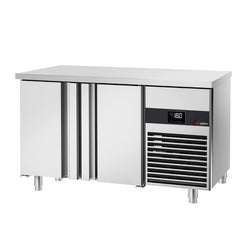 Stół mroźniczy PREMIUM - 1400x700mm - 281L - z 2 drzwiami - na rynek PL - w tym deska do krojenia Biały
