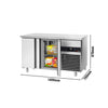 Stół mroźniczy PREMIUM – 1400 x 700 mm – z 2 drzwiami
