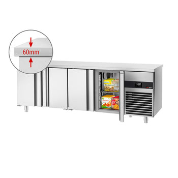 Stół mroźniczy PREMIUM - 2300x700 mm - z 4 drzwiami - Prime Gastro