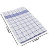 (200 szt.) Ściereczka do naczyń – 50 x 70 cm – 180 g/m² – w niebieską kratkę