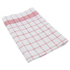 (200 szt.) Ściereczka do naczyń – 50 x 70 cm – 180 g/m² – w czerwoną kratkę
