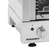 ROBAND | Electric Griddle Toaster & Salamander Grill - 700 mm - 5.9 kW 400V - 2-Zone - 80-280 °C