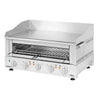ROBAND | Electric Griddle Toaster & Salamander Grill - 700 mm - 5.9 kW 400V - 2-Zone - 80-280 °C