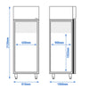 Chłodnio-garownia piekarnicza – 901 L – 40x EN 600 x 400