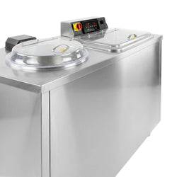 Zmywarka do warzyw z suszeniem - ze stali nierdzewnej - 157L - 20kg/h - 1900W - 380V