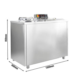 Zmywarka do warzyw z suszeniem - ze stali nierdzewnej - 157L - 20kg/h - 1900W - 380V