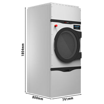 Suszarka bębnowa gazowa - 14 kg - Manualna - Prime Gastro