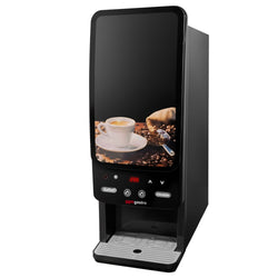 Heißgetränkeautomat mit 2 Pulverbehälter - 1,8 kW - Digital - Schwarz