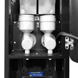 Automat do gorących napojów – 2 programy – cyfrowy – 2 pojemniki na proszek – czarny