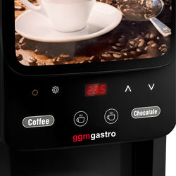Heißgetränkeautomat mit 2 Pulverbehälter - 1,8 kW - Digital - Schwarz