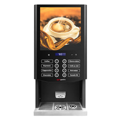 Heißgetränkeautomat mit 3 Pulverbehälter - 2,5 kW - Digital - Schwarz