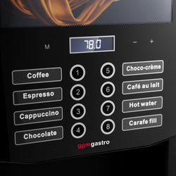Heißgetränkeautomat mit 3 Pulverbehälter - 2,5 kW - Digital - Schwarz