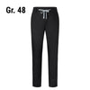KARLOWSKY | Spodnie chino męskie Modern-Stretch – czarne – rozmiar: 48