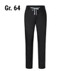 (6 szt.) KARLOWSKY | Spodnie chino męskie Modern-Stretch – czarne – rozmiar: 64