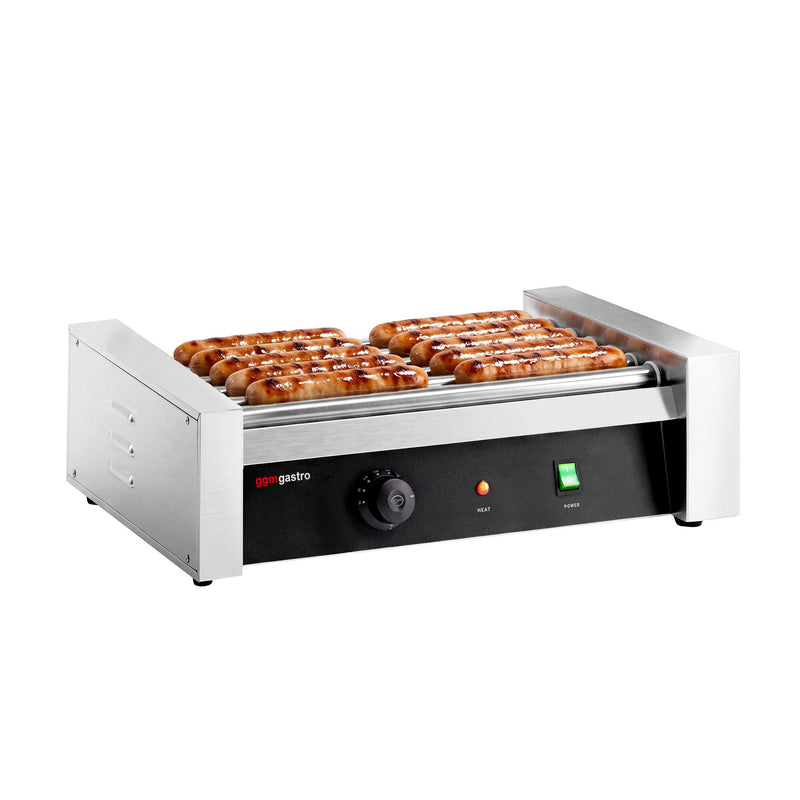 Grill do kiełbasek i hot dogów – z 5 rolkami