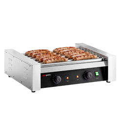 Grill do kiełbasek i hot dogów – z 9 rolkami