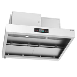 Hybrydowa okap kuchenny - 1600 mm - 98% skuteczność oczyszczania powietrza - z funkcją Smart Touch - LED