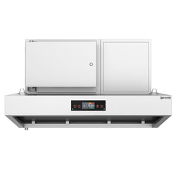 Hybrydowa okap kuchenny - 1600 mm - 98% skuteczność oczyszczania powietrza - z funkcją Smart Touch - LED