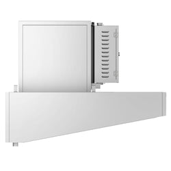 Hybrydowa okap kuchenny - 1600 mm - 98% skuteczność oczyszczania powietrza - z funkcją Smart Touch - LED