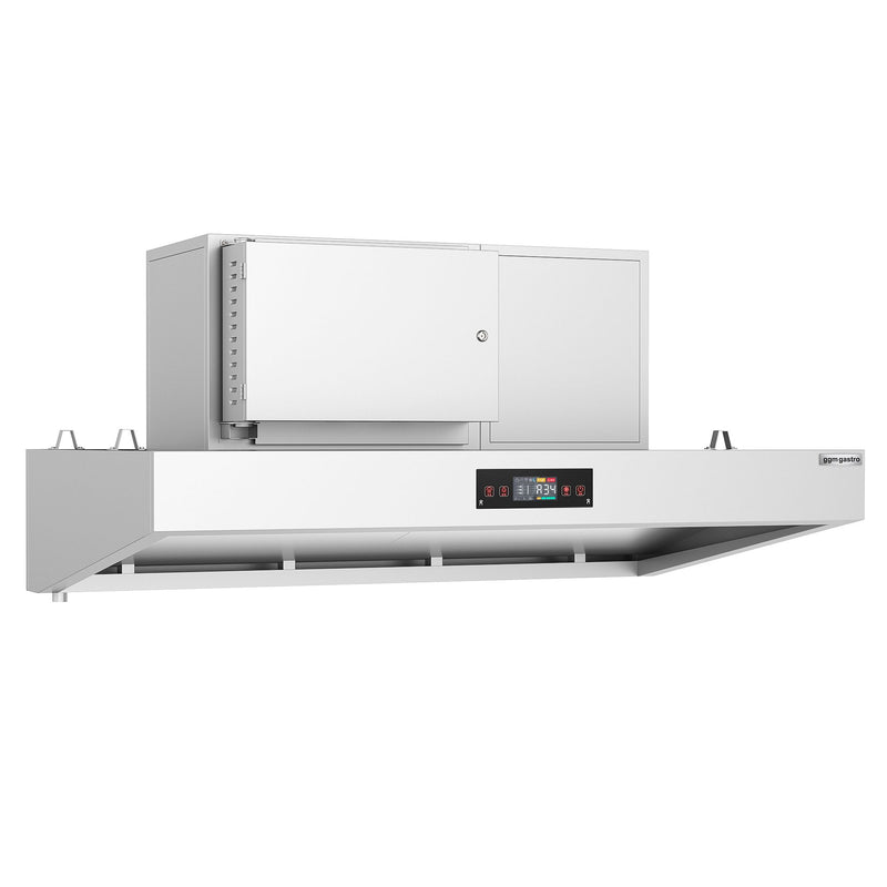 Hybrydowa okap kuchenny – 2000 mm – skuteczność oczyszczania powietrza wywiewanego 90% – z funkcją Smart Touch – oświetlenie LED