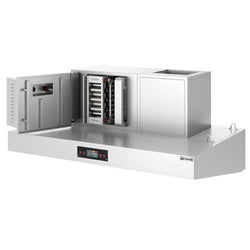 Hybrydowa okap kuchenny – 2000 mm – skuteczność oczyszczania powietrza wywiewanego 90% – z funkcją Smart Touch – oświetlenie LED
