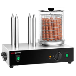 Urządzenie do hot - dogów - 1,1kW - z 4 bolcami do bułek