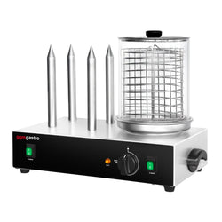 Urządzenie do hot - dogów - 1,1kW - z 4 bolcami do bułek
