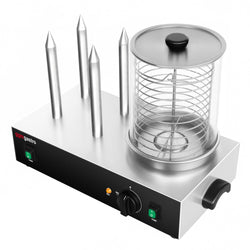 Urządzenie do hot - dogów - 1,1kW - z 4 bolcami do bułek