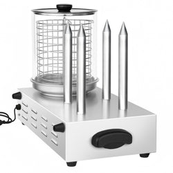 Urządzenie do hot - dogów - 1,1kW - z 4 bolcami do bułek