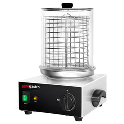 Parowar do hot dogów / podgrzewacz do kiełbasek - 800 watów