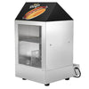 Witryna grzewcza do hot dogów – parowa – 1,2 kW – z 2 poziomami