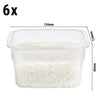(6 szt.) CAMBRO | Pojemnik FRESHPRO CAMSQUARES® – 0,47 L – przezroczysty