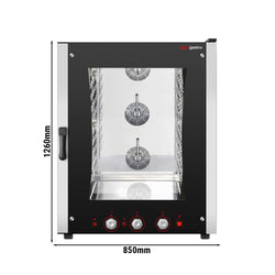 Gazowy piec konwekcyjno - parowy piekarniczy - manualny - 10x GN 1/1 lub EN 600x400