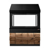 Element neutralny TORONTO – 1500 mm – z czarnym blatem granitowym – do grilli na węgiel drzewny