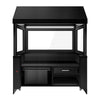 Element neutralny do grilli węglowych TORONTO - 1910 mm - czarny panel przedni - blat roboczy z czarnego granitu