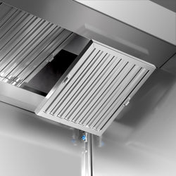 Element neutralny do grilla na węgiel drzewny / gazowego BERLIN - 1760 mm - stal nierdzewna