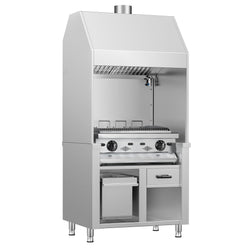 Grill gazowy BERLIN - 960 mm - stal nierdzewna