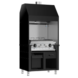 Grill gazowy BERLIN – 960 mm – czarny