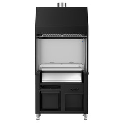 Grill na węgiel drzewny BERLIN - 960 mm - czarny