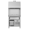 Grill BERLIN – na węgiel drzewny – stal nierdzewna – 960 mm